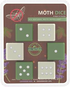 img 1 attached to 🦋 ARCHETYPE BRANDS Moth Dice: Dried Lavender & Cedar Blocks Alternative for Freshening Clothes Drawers and Linen Closets with Cedarwood and Lavender Essential Oils