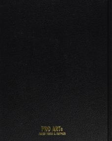 img 1 attached to 8.5 by 11-Inch Hard Bound Sketch Book in Black by Pro-Art