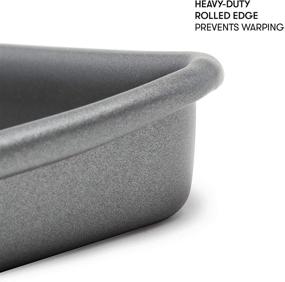 img 2 attached to 🍪 Варочная печь Cooking Light из углеродистой стали - покрытие быстрого выпуска, антипригарная посуда для эффективного приготовления пищи, надежная производительность - печенье 15x10, серый.
