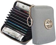 👛 stylish pu leather women's wallet holder with zipper – trendy handbags & wallets for women logo