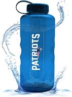 60oz plastic sport 🏈 bottle for nfl new england patriots логотип