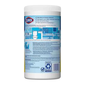 img 3 attached to Clorox Disinfecting Wipes, Crisp Lemon: Kill 99.9% of Germs, 75 Count - Shop Now!