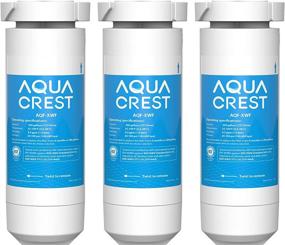 img 4 attached to AQUACREST Refrigerator Water Filter Compatible