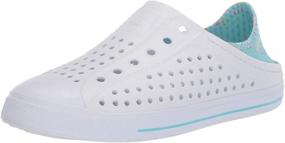 img 4 attached to 👟 Skechers Kids Girls' Slip on Water Shoe Mint- A Stylish & Comfy 3 M US Water Shoe for Girls