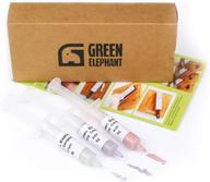 🐘 green elephant diamond strop paste tubes - achieve scary sharpness for knives and razors with this stropping compound set (3x5g) logo