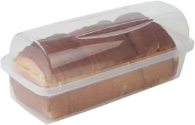 img 4 attached to 📦 Transparent Plastic Bread Box Home-X