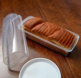 img 2 attached to 📦 Transparent Plastic Bread Box Home-X