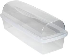 img 1 attached to 📦 Transparent Plastic Bread Box Home-X