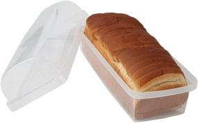 img 3 attached to 📦 Transparent Plastic Bread Box Home-X