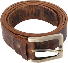 img 4 attached to 🕰️ Vintage Genuine Leather Buckle - JYOS: A Timeless and Stylish Accessory