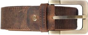 img 1 attached to 🕰️ Vintage Genuine Leather Buckle - JYOS: A Timeless and Stylish Accessory