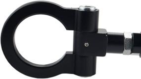 img 2 attached to DEWHEL JDM Складные винтовые гоночные буксы T2 для передней и задней части 370Z, Juke, GT-R, Infiniti G37/Q60 Купе - Черный