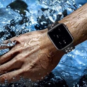 img 2 attached to Sport Silicone Compatible Breathable IWatch Cell Phones & Accessories