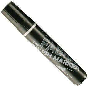 img 2 attached to 🖊️ Черная тканевая кисть Marvy Fabric Point Marker от Uchida 722-C-1