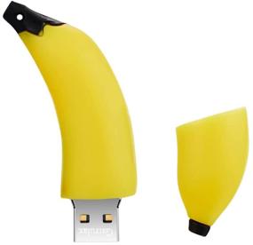 img 3 attached to 🍌 GARRULAX Cartoon Banana USB Flash Drive, 16GB - Novelty Cute USB Memory Stick for Kids, Students, and Colleagues - Portable Data Storage Device