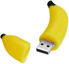 img 2 attached to 🍌 GARRULAX Cartoon Banana USB Flash Drive, 16GB - Novelty Cute USB Memory Stick for Kids, Students, and Colleagues - Portable Data Storage Device