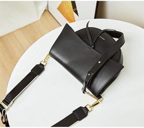 img 2 attached to YXBQueen Crossbody Leather Shoulder Adjustable Women's Handbags & Wallets and Satchels