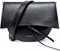 yxbqueen crossbody leather shoulder adjustable women's handbags & wallets and satchels logo