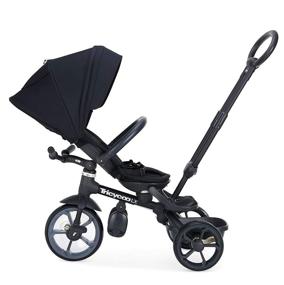 img 3 attached to 🚲 Joovy Tricycoo LX Kid's Tricycle: Push Handle, Adjustable Seat, 8 Stages - Black (2021)