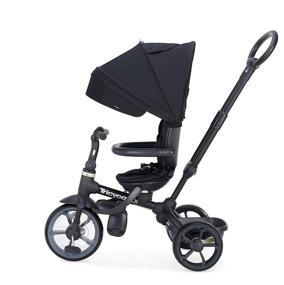 img 2 attached to 🚲 Joovy Tricycoo LX Kid's Tricycle: Push Handle, Adjustable Seat, 8 Stages - Black (2021)