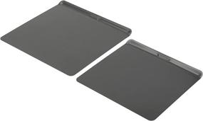 img 4 attached to 🍪 Good Cook AirPerfect Nonstick Cookie Sheets: 2-Pack Insulated Carbon Steel - Medium 14"x12" and Large 16"x14
