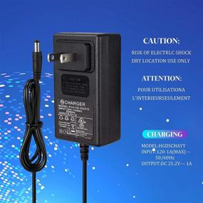 img 3 attached to 🔌 Optimized AC/DC Charger: 24V ~ 25.2V for Massage Gun | Power Cord Adapter, Universal Switch Power Supply - Ideal for Muscle Deep Tissue Massage Guns