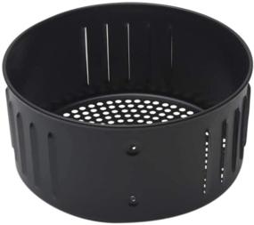 img 4 attached to 🔥 Premium Air Fryer Replacement Basket: Non-Stick Cast Iron Baking and Roasting Tray, Universal Bread Pan - Top-rated Air Fryer Accessories for All Air Fryer Ovens