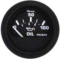 faria euro black pressure gauge logo