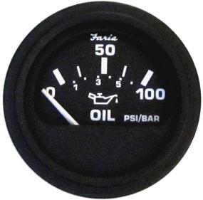 img 1 attached to Faria Euro Black Pressure Gauge