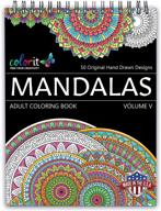 colorit mandalas coloring drawings geometric logo