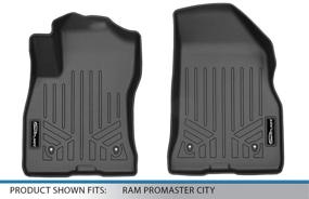 img 1 attached to 🚗 МАКС ЛИНЕР На заказ передние коврики для пола первого ряда А0430 для Ram ProMaster City 2015-2021