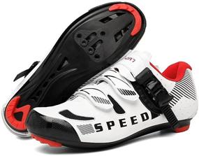 img 4 attached to Cycling Compatible Peloton Mountain Triathlon Men's Shoes: The Perfect Athletic Footwear Solution