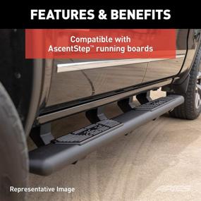 img 1 attached to 🚗 Enhance Your Vehicle's Style and Functionality with ARIES 2055111 VersaTrac Mounting Brackets. Find Compatible Running Boards Here!