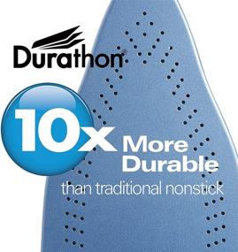 img 3 attached to 🔥 Hamilton Beach Steam Iron & Vertical Steamer with Scratch-Resistant Durathon Soleplate: 1700 Watts, Digital Temperature Control, Retractable Cord, 3-Way Auto Shutoff & More!