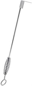 img 1 attached to Outspark BBQ Ash Tool Rake - Stainless Steel for 🔥 Big Green Egg Charcoal Kamado Grill Joe and Wood Burning Stove