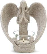 🕯️ exquisite desert angel tea light candleholder: a perfect decorative gift for all occasions" logo