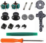onyehn xbox 360 wireless controller repair kit with 3d analog joystick thumb sticks & screwdriver - complete replacement parts set logo