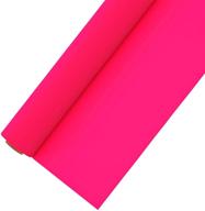 👕 fluorescent pink heat transfer vinyl roll: 12 inches by 5 feet, easy weed htv for vibrant t-shirt designs logo