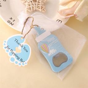 img 1 attached to Poppin Bottle Bottle Opener Baby Shower Favor: Souvenir Gifts for Guests, Party Decoration & More!