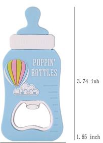 img 3 attached to Poppin Bottle Bottle Opener Baby Shower Favor: Souvenir Gifts for Guests, Party Decoration & More!