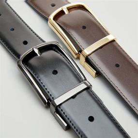 img 1 attached to KingsBelt: A Luxurious Collection of Leather Belts for Men - Elevate Your Waistband Fashion with Elegant Accessories