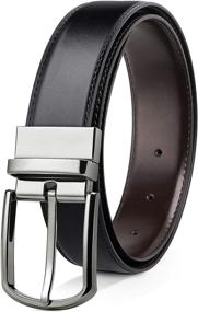 img 4 attached to KingsBelt: A Luxurious Collection of Leather Belts for Men - Elevate Your Waistband Fashion with Elegant Accessories