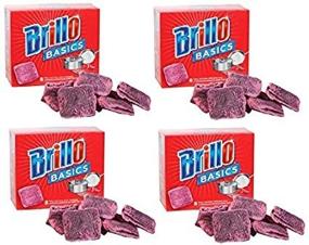 img 4 attached to Brillo Basics Mini Steel Wool Soap Pads (Pack of 4)