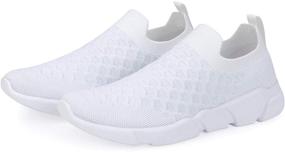 img 3 attached to Ultimate Performance: WXQ Breathable Athletic Lightweight Men's Sneakers for Active Sports