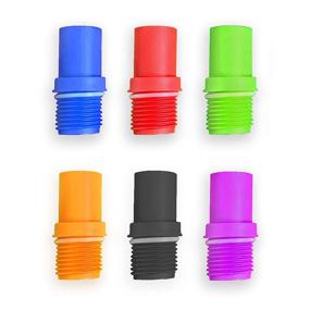 img 2 attached to 🍺 Chug Buddy – Set of 6 Beer Funnel Mouthpieces – Red, Orange, Green, Blue, Purple, Black