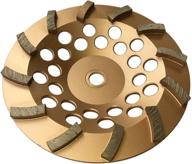 🪚 7-inch concrete and masonry grinding wheel with 12 turbo diamond segments and universal arbor fit logo