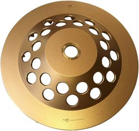 img 1 attached to 🪚 7-Inch Concrete and Masonry Grinding Wheel with 12 Turbo Diamond Segments and Universal Arbor Fit