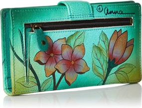 img 3 attached to 👜 Exquisite Anna Anuschka Painted Leather Women's Handbags & Wallets: The Paradise Collection