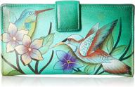 👜 exquisite anna anuschka painted leather women's handbags & wallets: the paradise collection logo