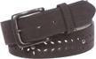 womens suede perforated studded leather women's accessories for belts logo